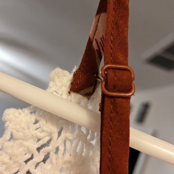 Sweet Shein Crochet Halter Top with Floral Back (Size XS) - Picture 10 of 12